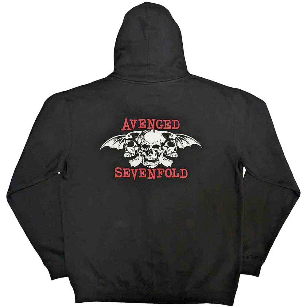 Avenged Sevenfold - Dead Head Zip hoodie - Black